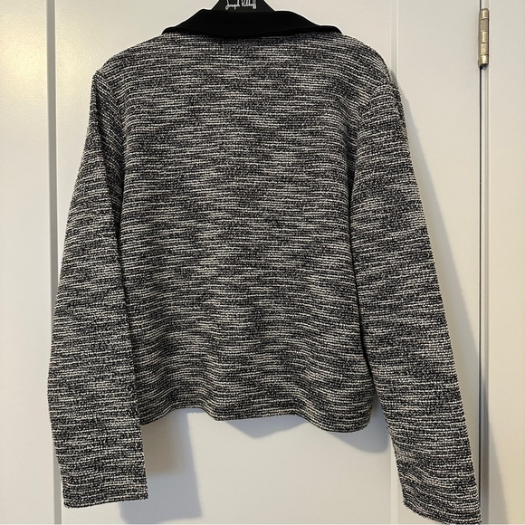 Smash + Tess Jamie Cardigan Black White Blazer Size Large Women’s - Picture 7 of 11